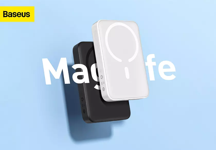 -20%: Magnetic Power Bank Baseus Battery Pack для iPhone 12, iPhone 13 и iPhone 14 продают на Amazon за $39