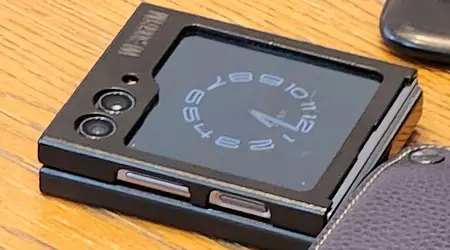 Une photo espionnée montre le Samsung Galaxy Flip 5 avec un double appareil photo et un écran externe agrandi.