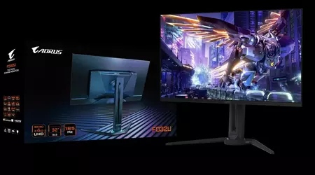 Gigabyte AORUS FO32U: 32-дюймовий монітор із QD-OLED екраном на 165 Гц