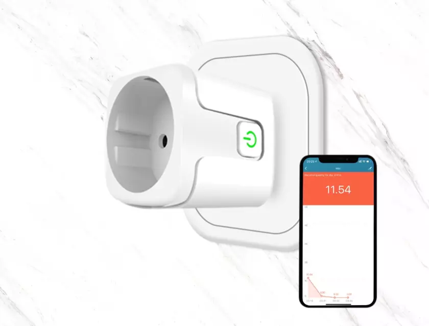 Умная розетка Tuya Smart WiFi Head 16А на AliExpress за $6