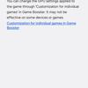 Preview of GPU Game Booster settings