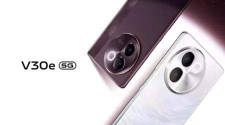 vivo V30e: 120Hz AMOLED display, Snapdragon 6 Gen 1 processor, 50 MP camera and 5500 mAh battery for $335