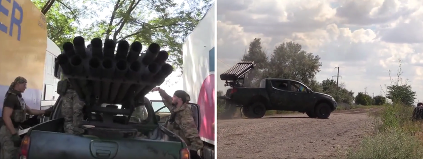 Опубликовано новое видео Mitsubishi L200 с пусковой установкой от сбитого вертолёта