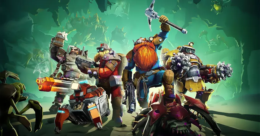 До 27 июня в Steam за $10 отдают кооперативный шутер Deep Rock Galactic о дворфах, воюющих в пещерах