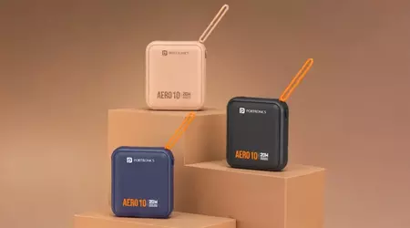 Portronics Aero 10: A Square Power Bank With a Built-In Lanyard Cable