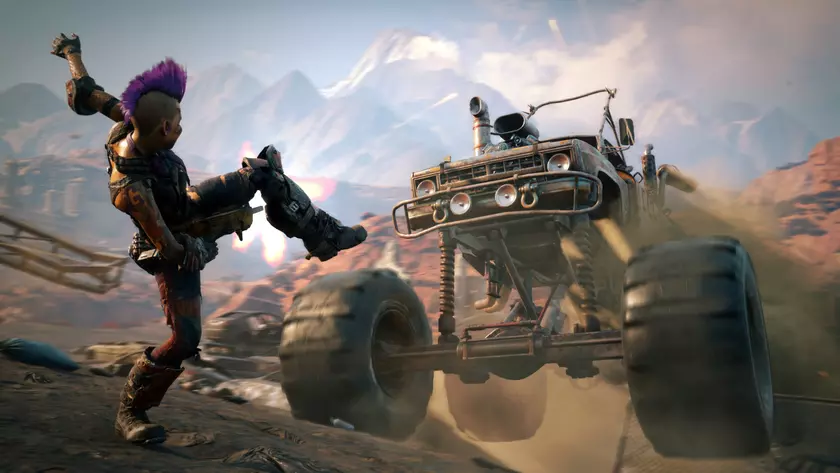 Bethesda показала, как главный герой Rage 2 получает суперсилы и сражается с конвоем