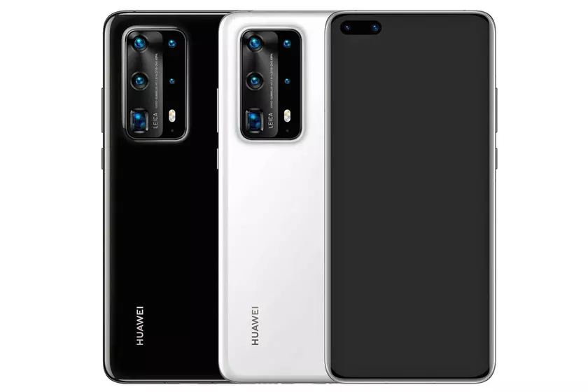 Флагманы Huawei P40 во всех расцветках на официальном изображении