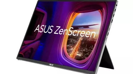 Asus представила портативний OLED-монітор ZenScreen MQ16FC з підтримкою наскрізної зарядки