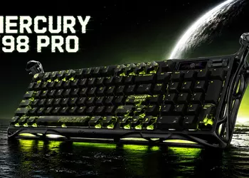 GravaStar Mercury K98 Pro: Клавиатурный киберпанк с дисплеем и внушительной автономностью