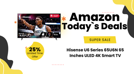 Hisense 65" U6N ULED 4K Smart TV – Save $186 Now!