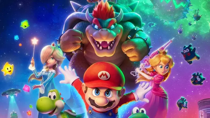Арт The Super Mario Galaxy Movie раскрывает фантастические миры