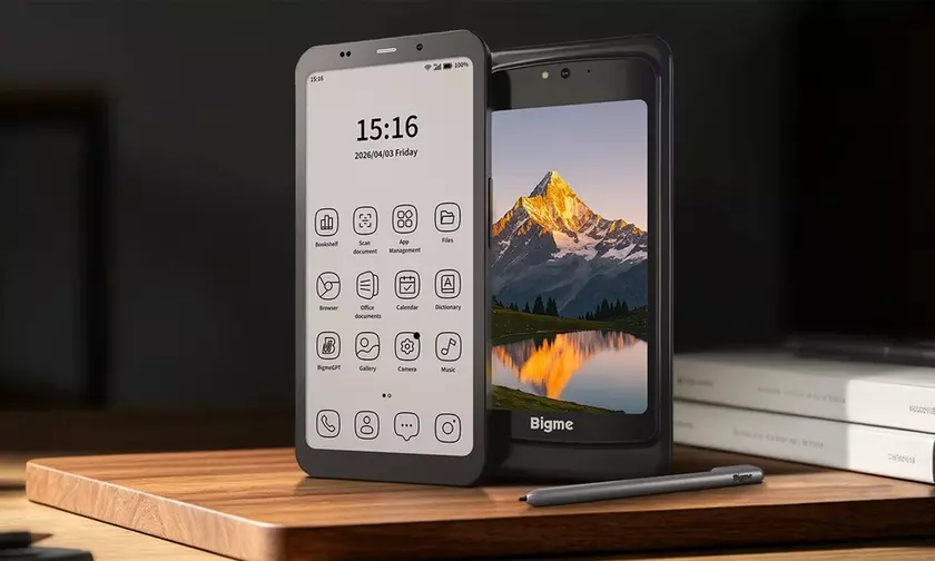 Смартфон Bigme Hibreak Dual 2 с двумя экранами