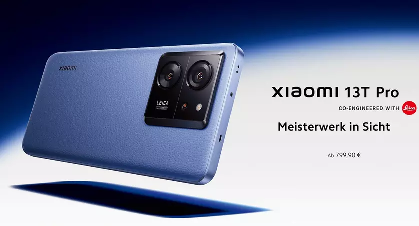 Xiaomi 13T Pro – Dimensity 9200+, 1.5K-дисплей с частотой кадров 144 Гц, две 50-МП камеры, оптика Leica и защита IP68 по цене от €800