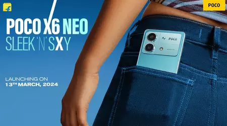 It's official: the POCO X6 Neo with 120Hz OLED display and MediaTek Dimensity 6080 chip will debut on 13 March