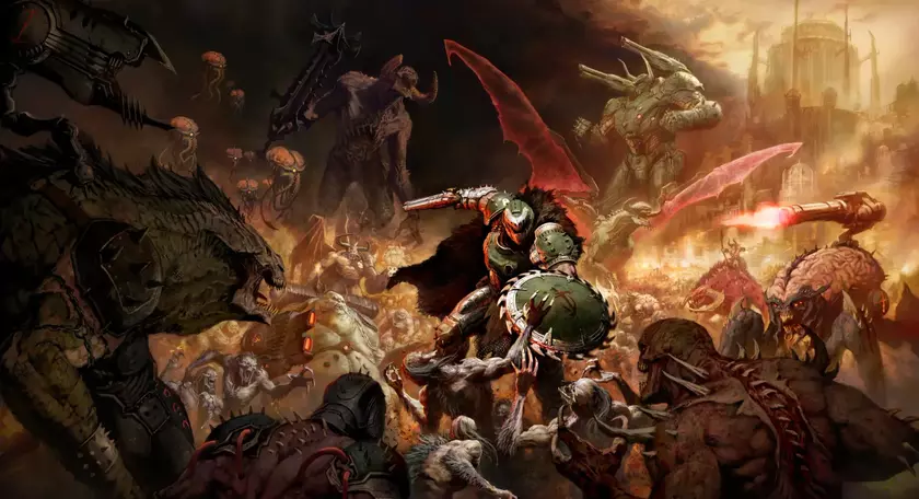Новый постер для Doom: The Dark Ages - возвращение легендарного шутера