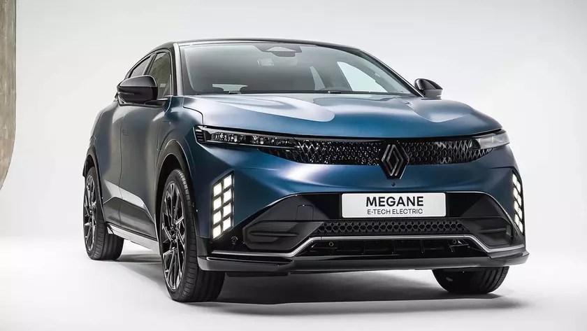 Обновленный Renault Megane E-Tech 2026 в новом цвете