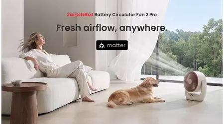 SwitchBot Battery Circulator Fan 2 Pro: Matter, USB-C та 70 годин автономності