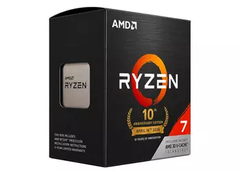 Процессор тот же, коробка новая: AMD выпустила Ryzen 7 5800X3D 10th Anniversary Edition
