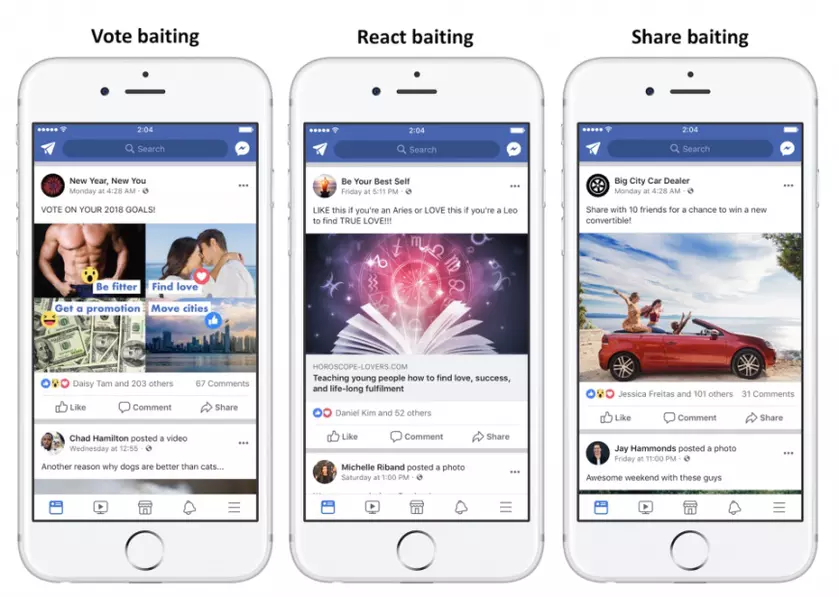 Facebook будет бороться с лайкопопрошайками 