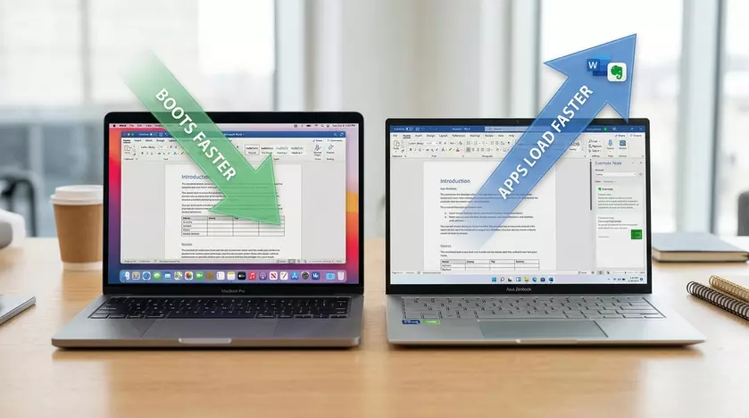 Сравнение ноутбуков Asus и MacBook