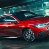 Превью электрического седана Mercedes-AMG CLA 45 - на природе