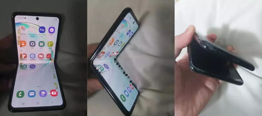 В сети появились живые фотографии «раскладушки» Galaxy Fold 2: дисплей с отверстием, два экрана и двойная камера