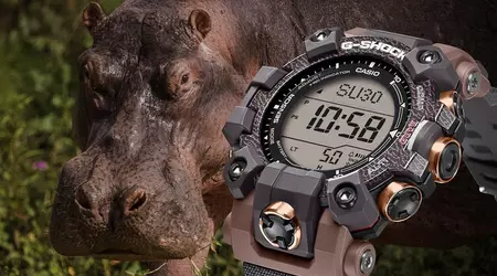 Casio випустила G-Shock Mudman — брутальні невбивані годинники з корпусом, що імітує шкіру бегемота
