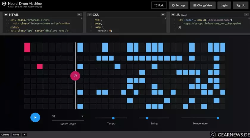 Neural Drum Machine — нейросеть, с которой можно поиграть на барабанах