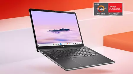 Acer Chromebook Plus 514 - чип AMD Ryzen 7000, графіка RDN 2 і до 12 годин роботи без підзарядки за ціною від $399