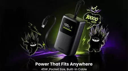 Sharge HyperTower 45 : une batterie externe avec câble rétractable et cellules automobiles