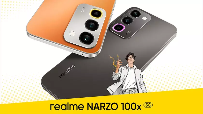 Смартфон Realme Narzo 100x 5G в зеленом цвете