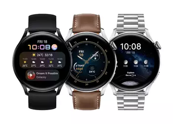 Smart watch Huawei Watch 3 Pro with HarmonyOS 2.0.0.197 update received new features