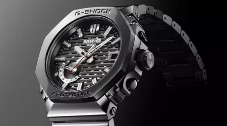 The origins of the Casio MRG-B2100R-1 design have been revealed: a titanium case and a dark blue dial with elements of Japanese culture