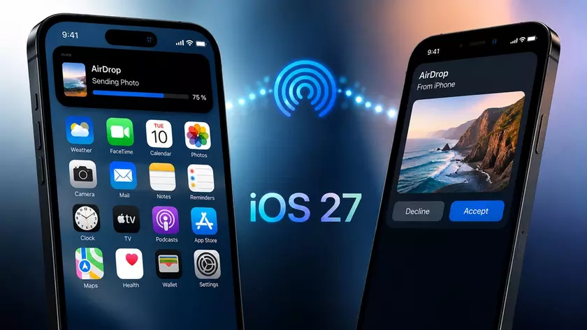 Тестирование скорости AirDrop на смартфонах iPhone