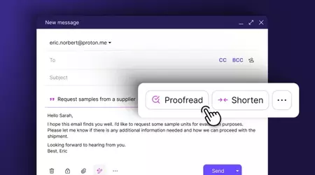 Proton Mail releases Scribe: secure artificial intelligence for email writing