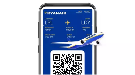 Ryanair passe entièrement aux cartes d'embarquement numériques — papier annulé
