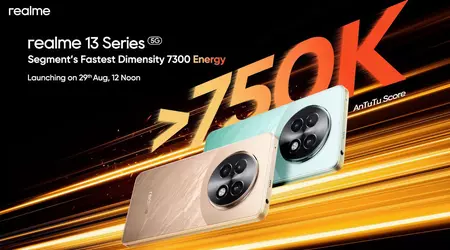 Les realme 13 et realme 13+ seront équipés de la puce MediaTek Dimensity 7300 Energy et feront leurs débuts le 29 août prochain