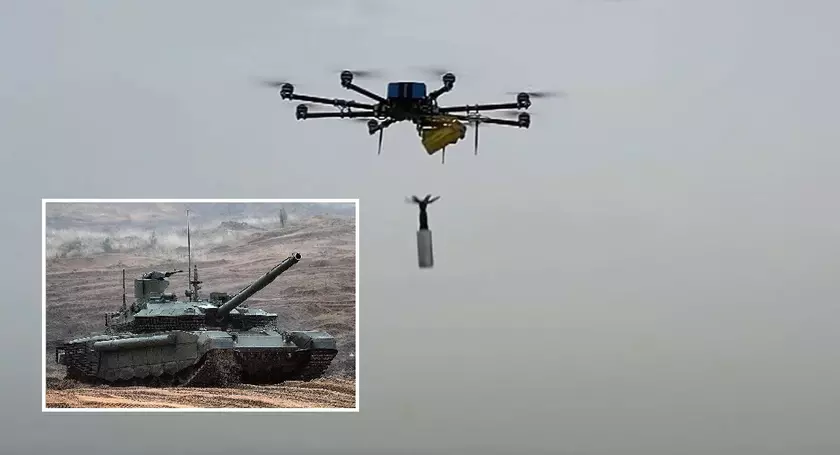 Дрон R18 за $20 000 уничтожил самый современный российский танк Т-90М «Прорыв» стоимостью более $2 млн
