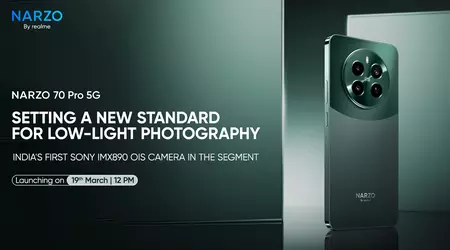 realme 19 березня представить бюджетний смартфон Narzo 70 Pro 5G
