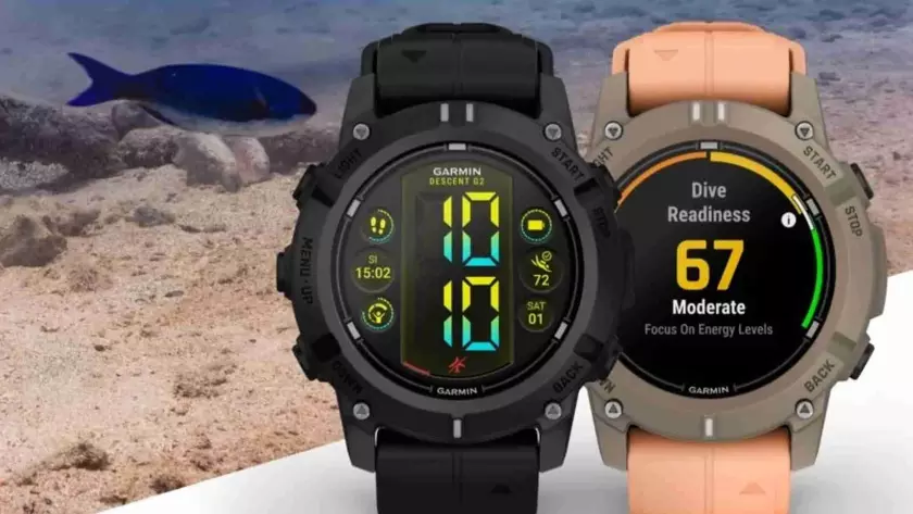 Garmin Descent G2: Новые смарт-часы для дайверов с функцией погружения до 100 метров