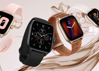 Amazfit GTS 4 – экран AMOLED, мониторинг сердцебиения и сатурации, GPS и 150 спортивных режимов за €200