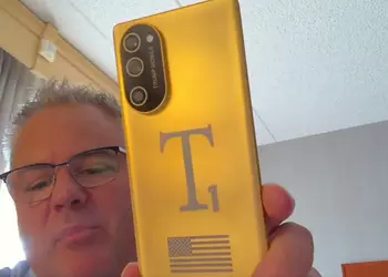 Curved Cameras, Outdated Processor, but Golden — New Details of Trump Phone Unveiled