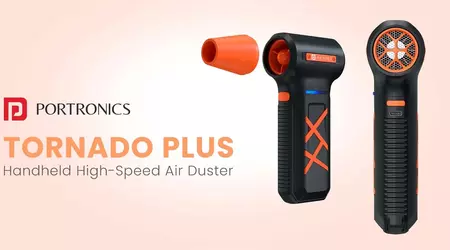 Portronics Tornado Plus: кишеньковий ураган на 130 тисяч обертів для вашої техніки