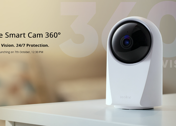 Не только TWS-наушники Buds Air Pro: Realme 7 октября представит ещё камеру видеонаблюдения Smart Cam 360°