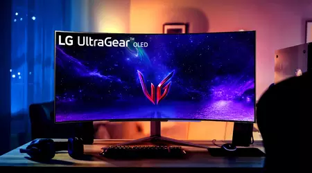 LG представила 45" вигнутий монітор OLED WQHD із частотою кадрів 800 Гц за $1700
