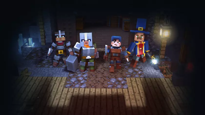 Кооператив, подземелья и пиксели с кулак: Mojang анонсировала Minecraft: Dungeons