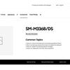 Samsung Galaxy M36 5G on the Samsung website