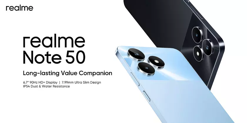 realme Note 50: первый смартфон новой линейки компании