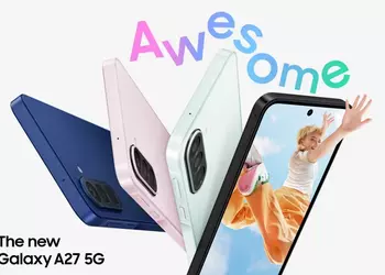 Samsung рассекретила Galaxy A27 — среднебюджетный смартфон получит 6 лет обновлений, Snapdragon вместо Exynos и все же избавится от “капли”