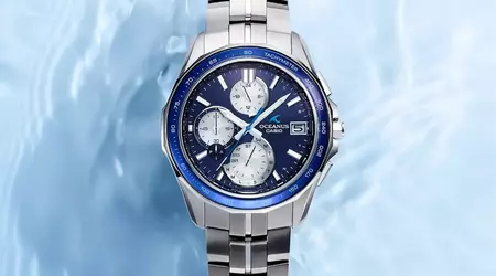 Casio introduced the new Oceanus Manta watch with a sapphire bezel